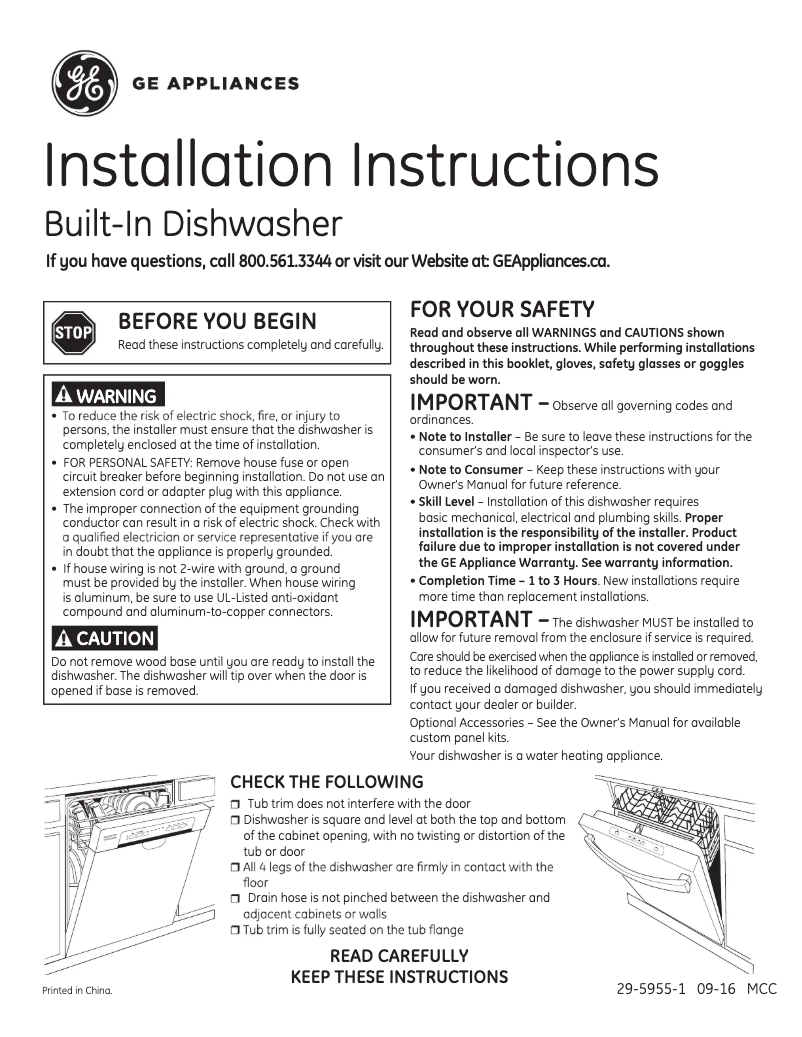 Page 1 de la notice Manuel utilisateur GE PBT660SSLSS