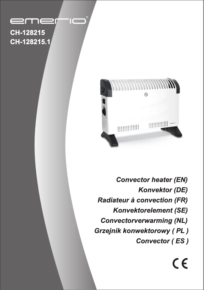 Image de la première page du manuel de l'appareil CH-128215