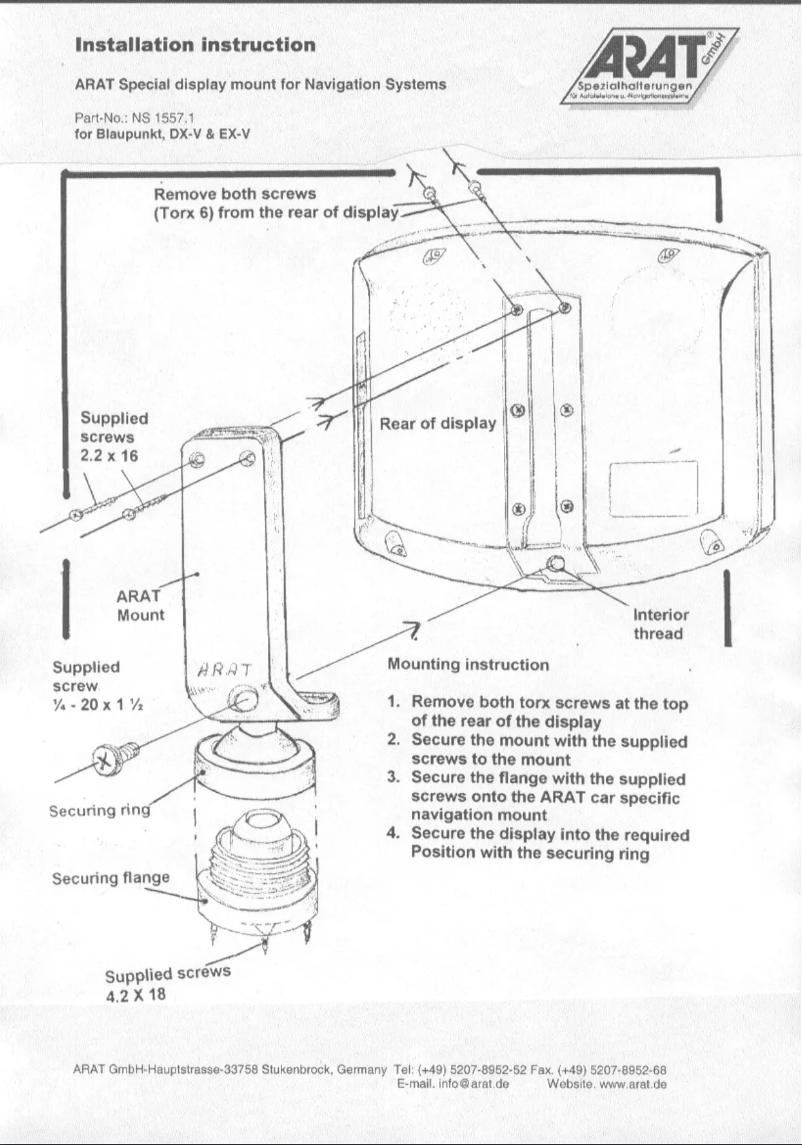 Image de la première page du manuel de l'appareil NS1557.1