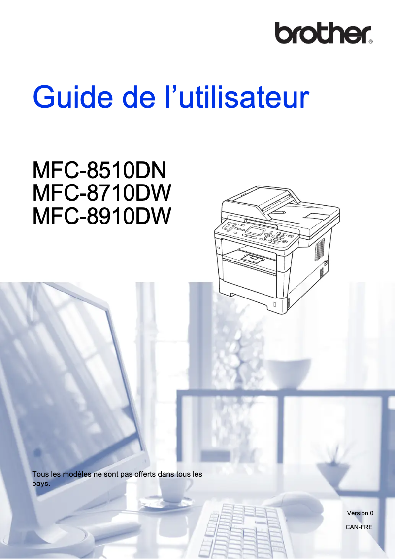 Page n°1 - Manuel utilisateur Brother MFC-8510DN