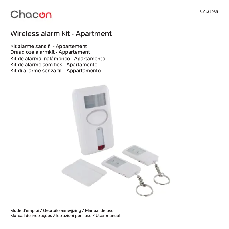 Image de la première page du manuel de l'appareil 34035