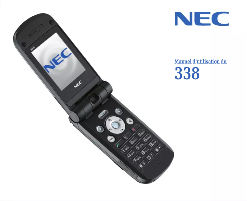 Page 1 of the manual User Manual NEC 338