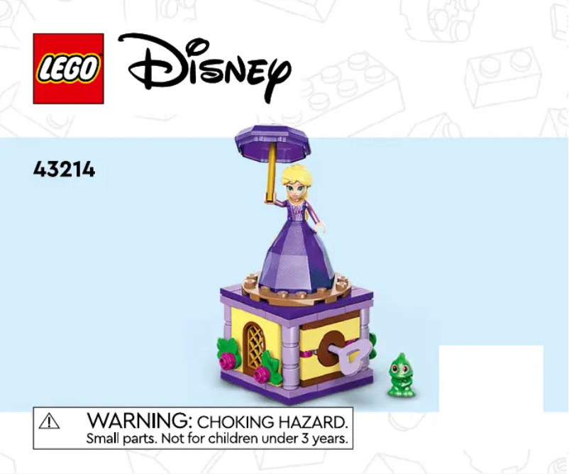 Page 1 de la notice Manuel utilisateur Lego Disney 43214