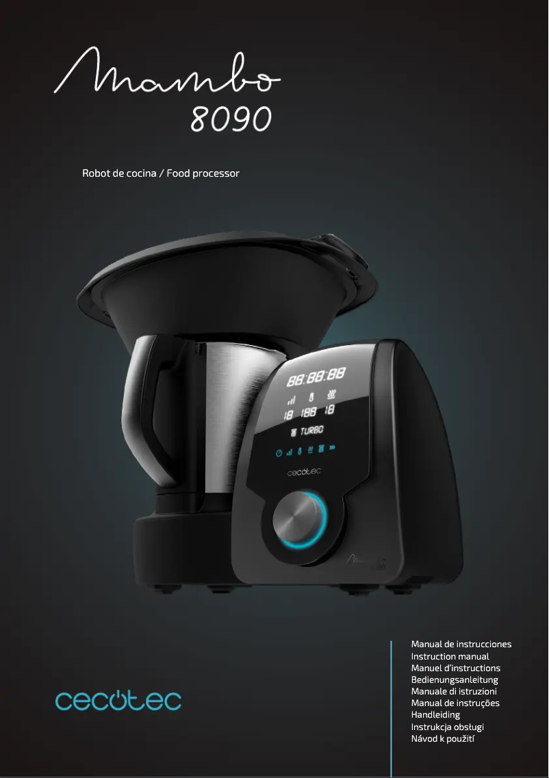 Image de la première page du manuel de l'appareil Mambo 8090