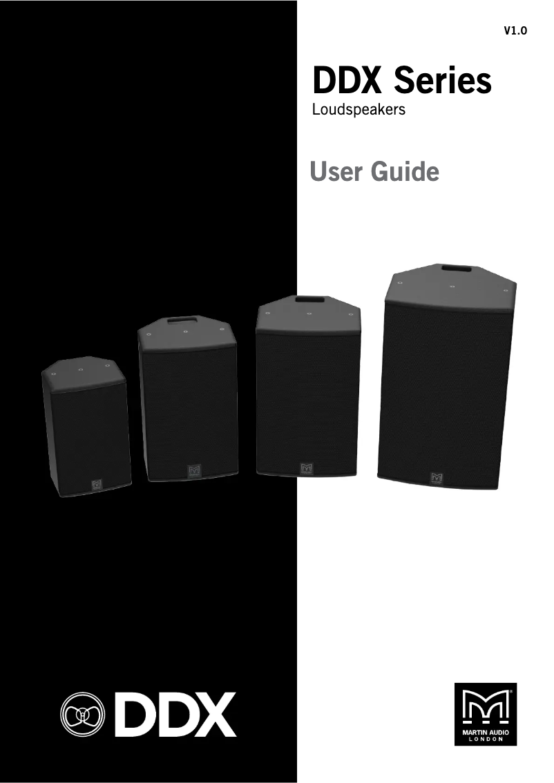 Page n°1 - Manuel utilisateur Martin Audio DDX118