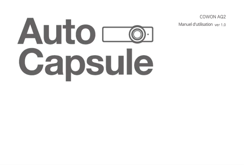 Image de la première page du manuel de l'appareil AQ2