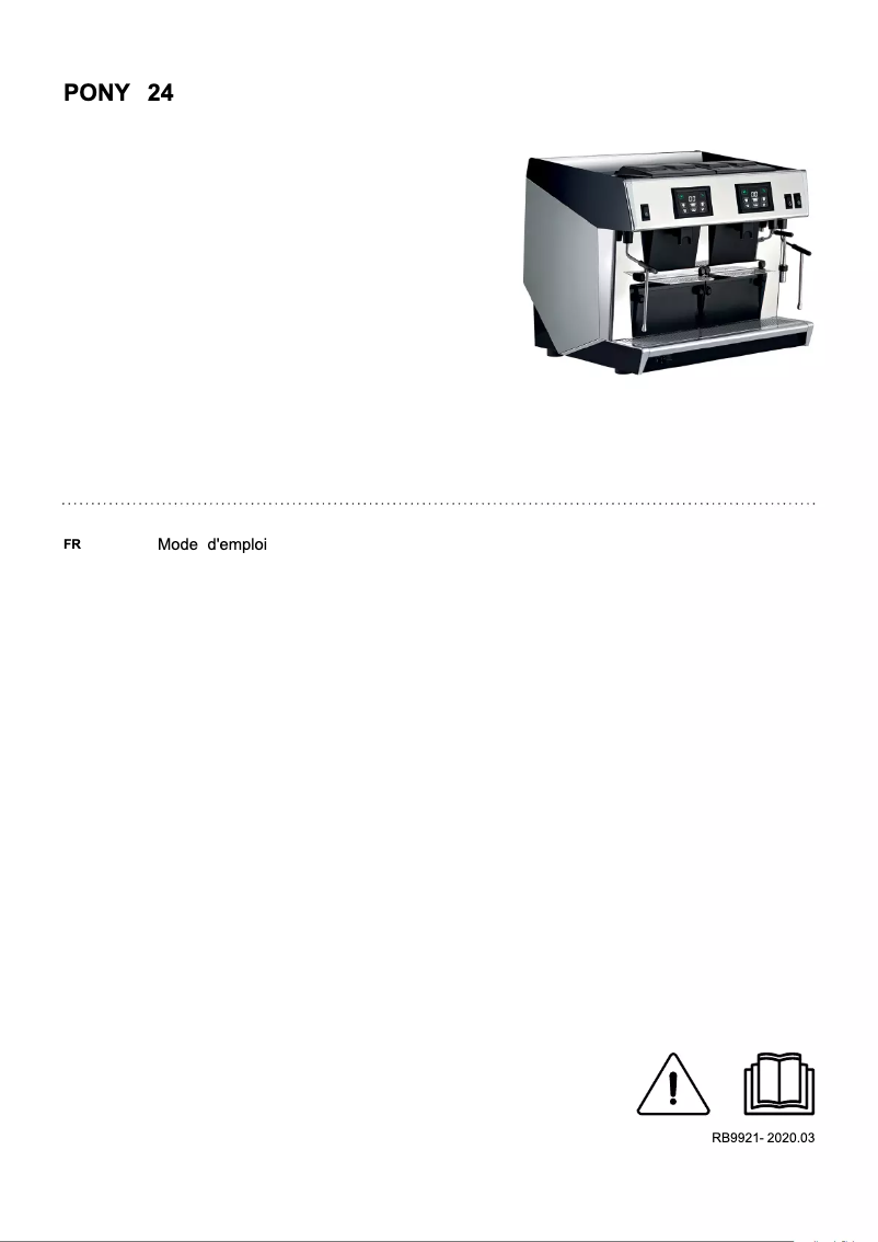 Page 1 de la notice Manuel utilisateur UNIC Pony 4