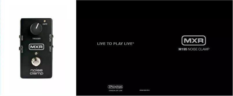 Página 1 del manual Manual de usuario MXR M195 Noise Clamp