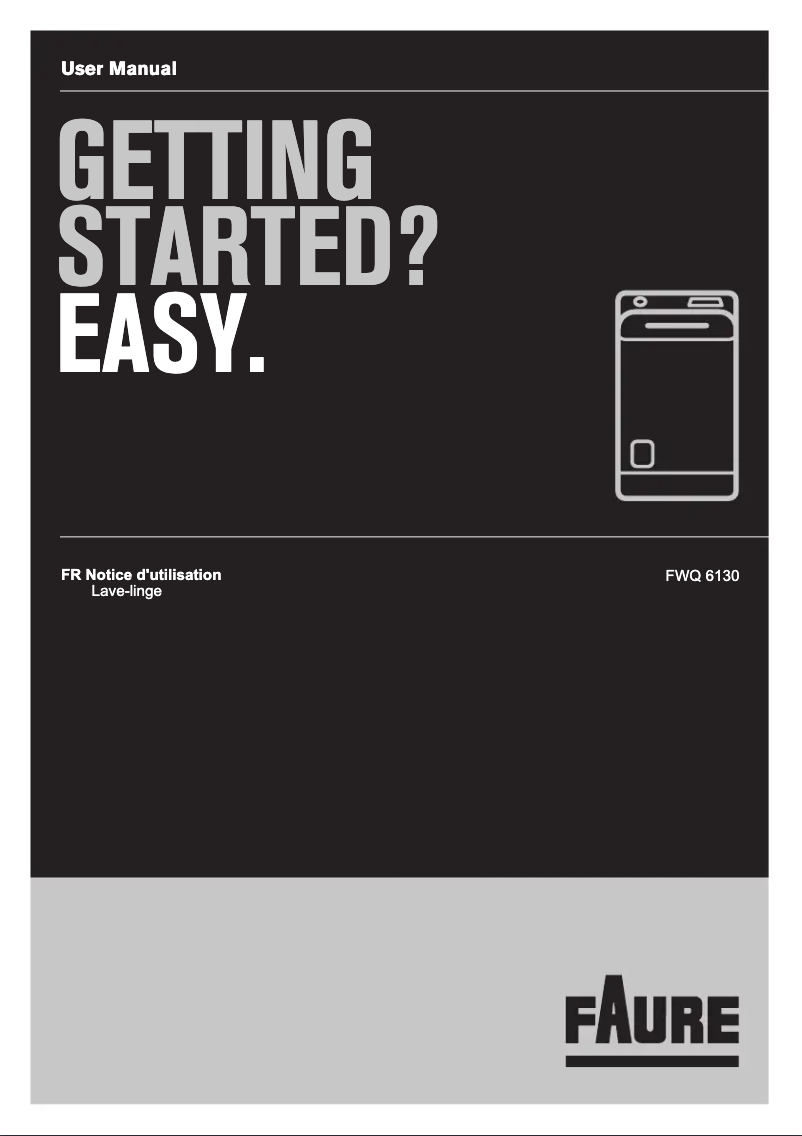 Image de la première page du manuel de l'appareil FWQ6130