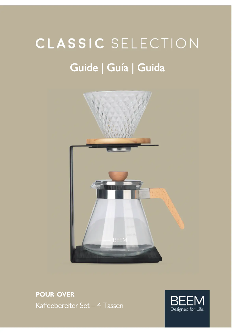 Page 1 de la notice Manuel utilisateur BEEM Pour Over