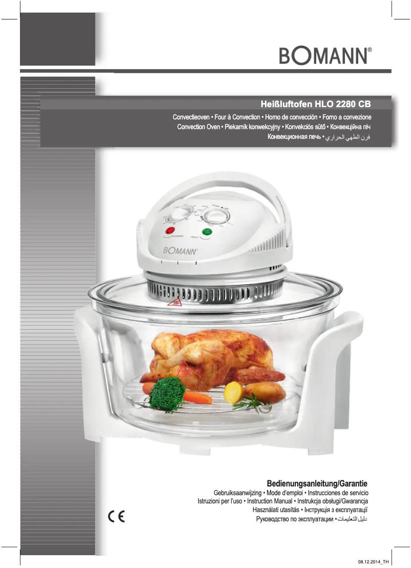 Page n°1 - Manuel utilisateur Bomann HLO 2280 CB