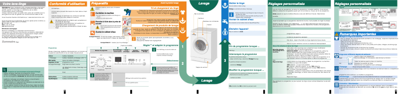 Image de la première page du manuel de l'appareil WM12E393CH