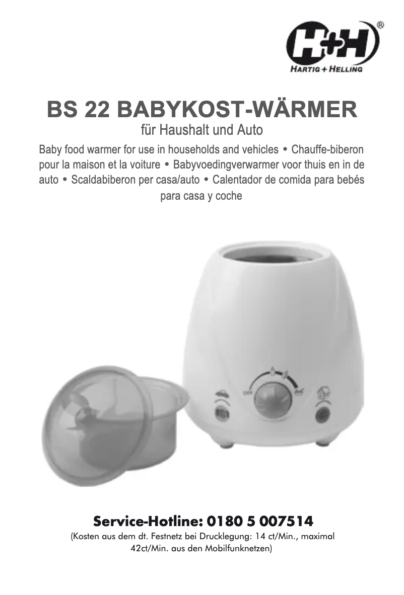 Page n°1 - Manuel utilisateur Olympia BS 22