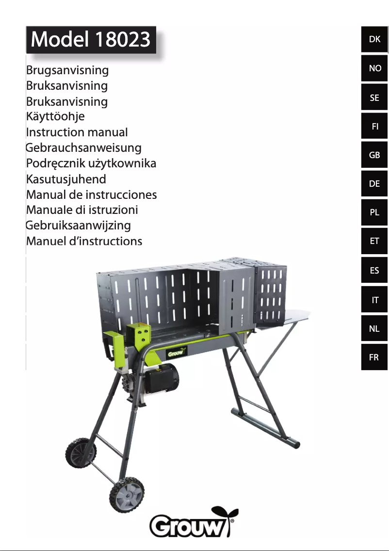 Image de la première page du manuel de l'appareil 18023