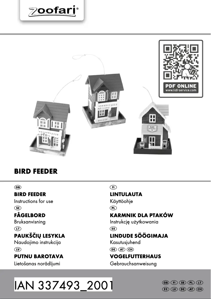 Página 1 del manual Manual de usuario Zoofari IAN 337493