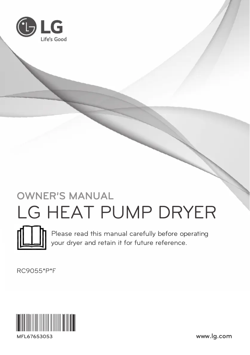 Page n°1 - Manuel utilisateur LG RC8055BP2F