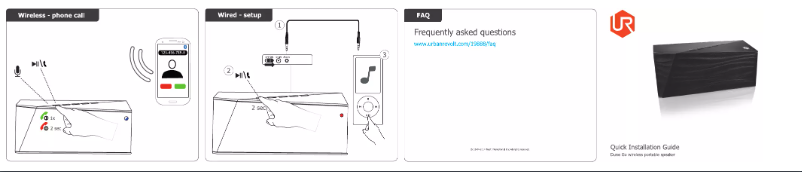 Page n°1 - Manuel utilisateur Urban Revolt Dune Go