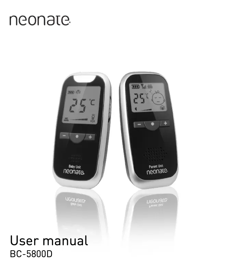Página 1 del manual Manual de usuario Neonate BC-5800D
