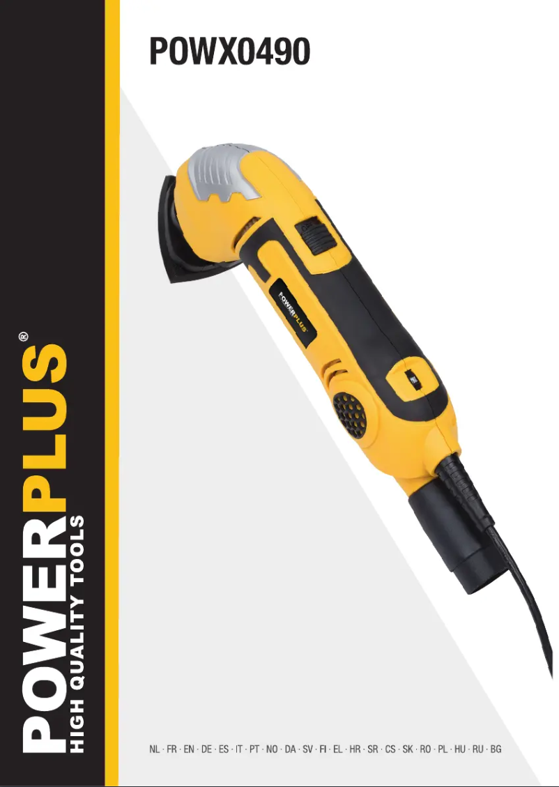 Page n°1 - Manuel utilisateur PowerPlus POWX0490