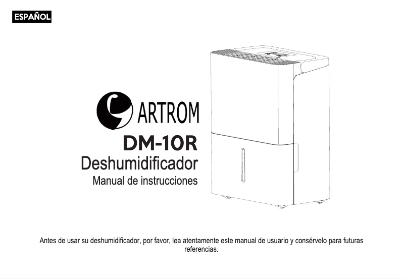 Page n°1 - Manuel utilisateur Artrom DM-10R