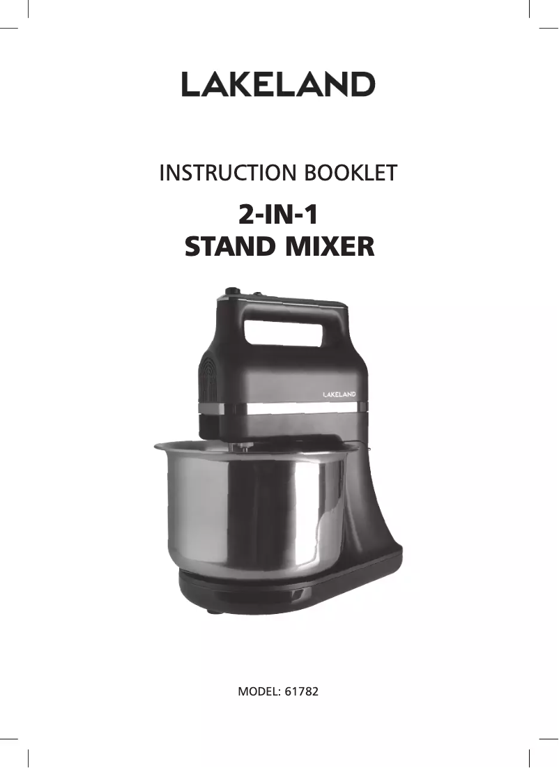 Image de la première page du manuel de l'appareil 61782