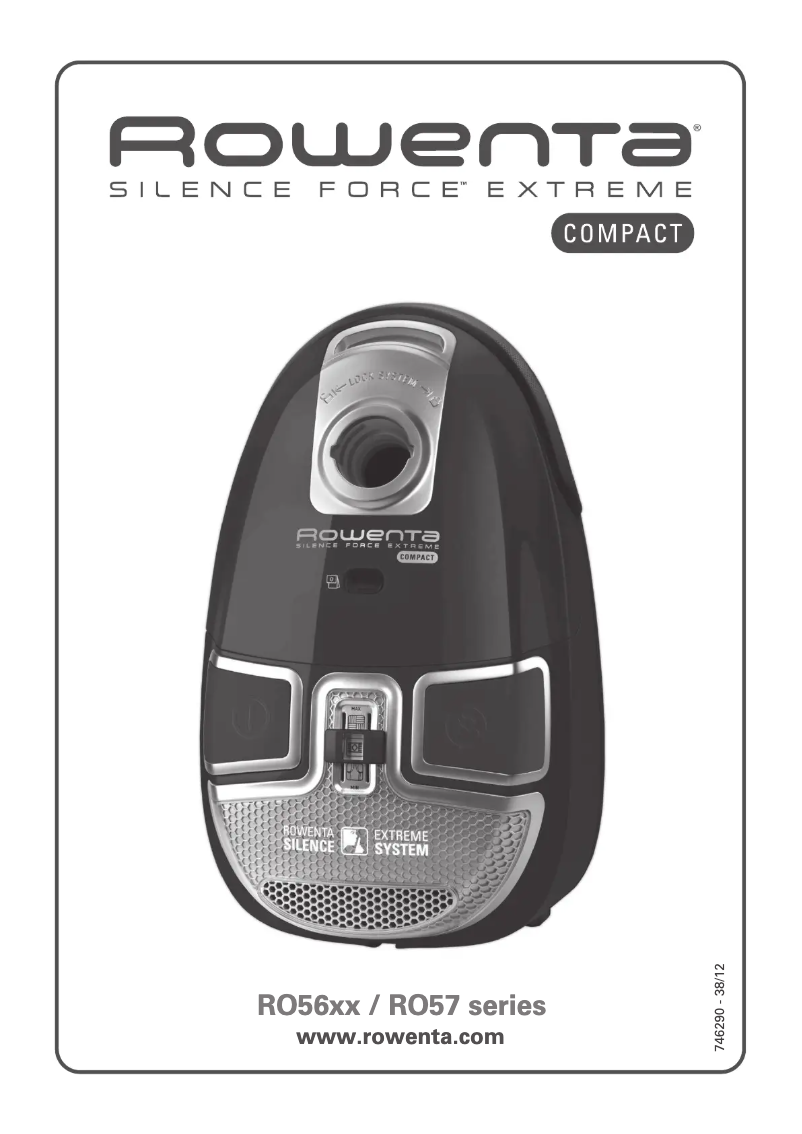 Page n°1 - Manuel utilisateur Rowenta Silence Force RO5729EA