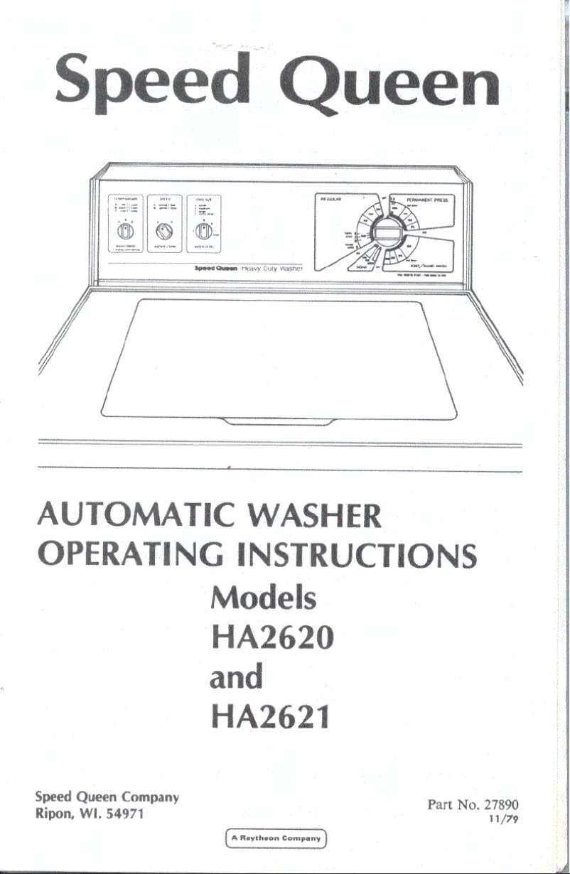 Image de la première page du manuel de l'appareil HA2620