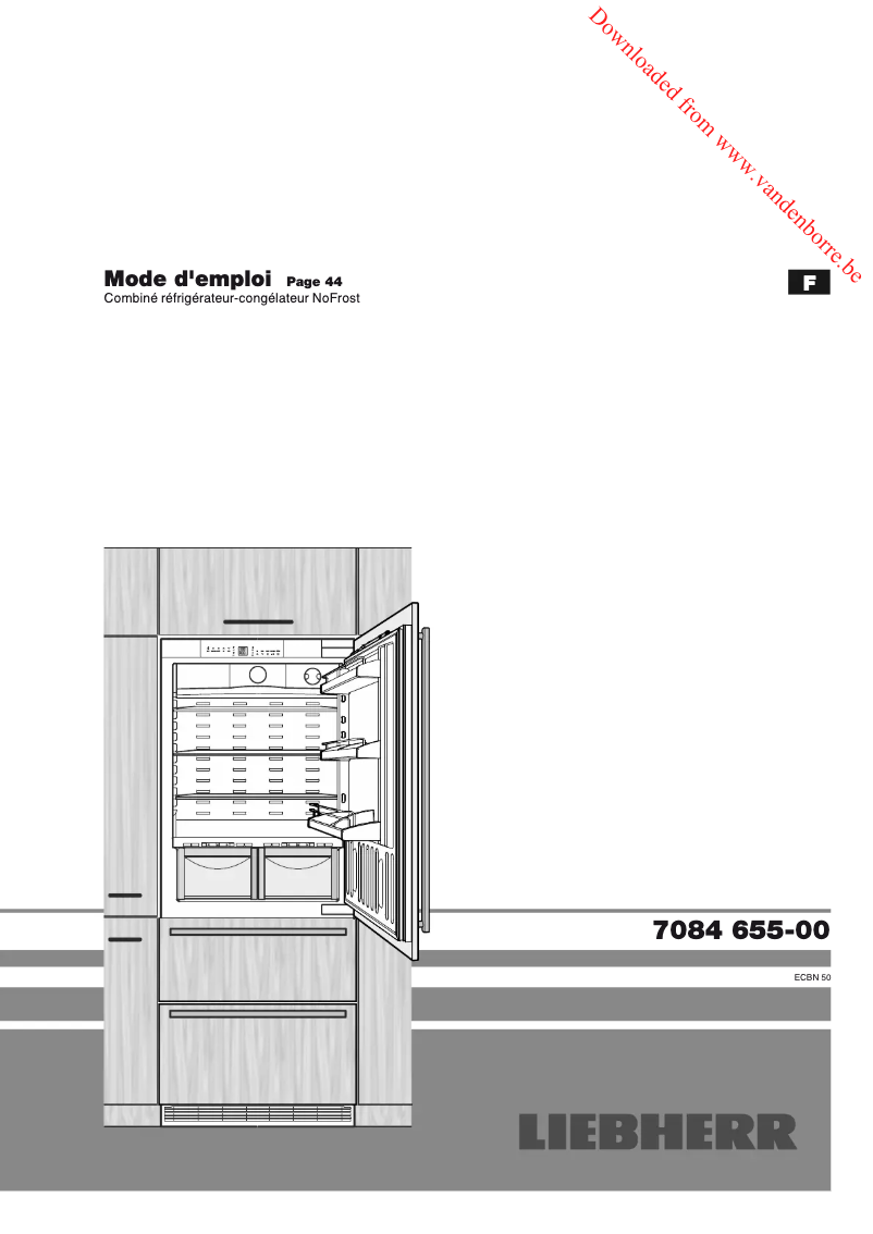 Image de la première page du manuel de l'appareil ECBN 5066-23 001