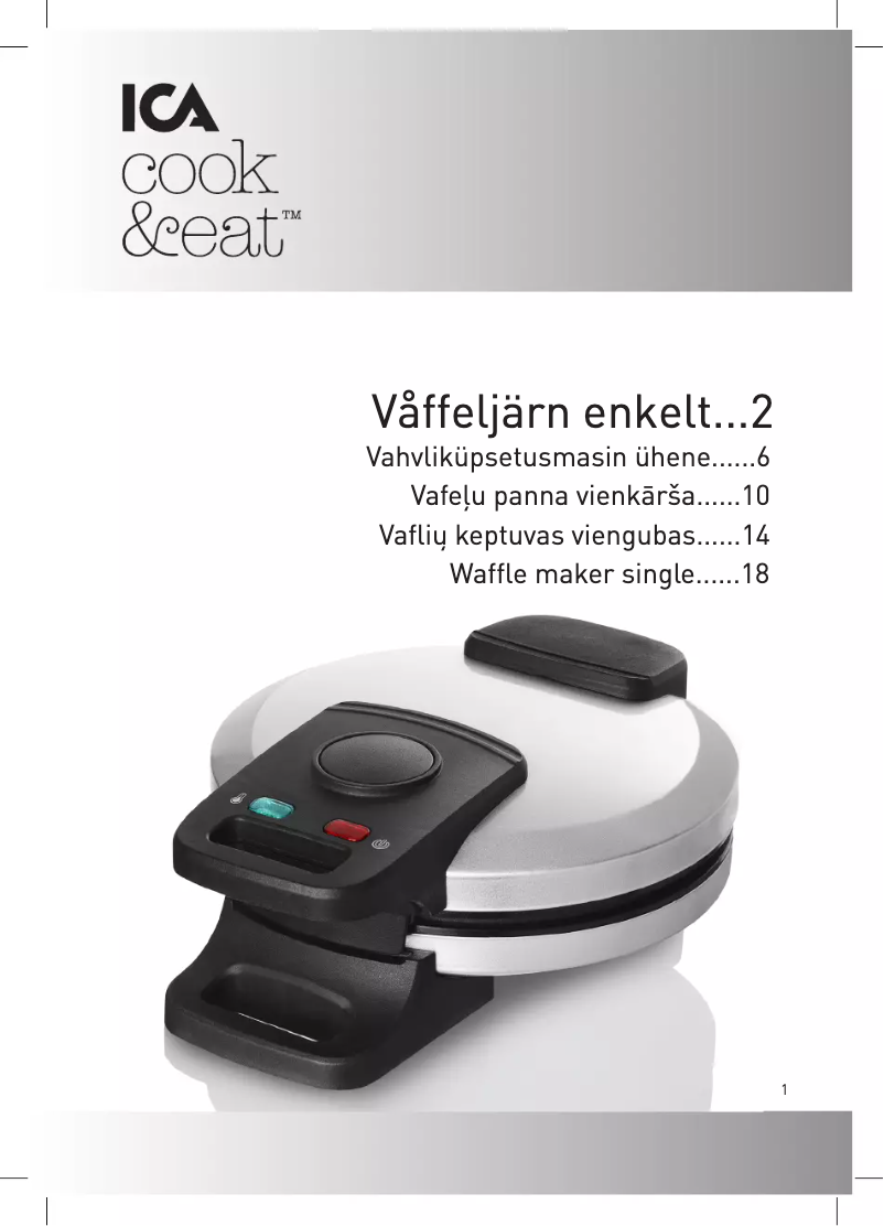 Page 1 de la notice Manuel utilisateur ICA NW-08E6