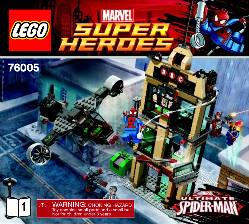 Page 1 de la notice Manuel utilisateur Lego Super Heroes 76005