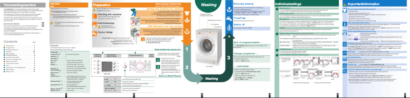 Page 1 de la notice Manuel utilisateur Bosch WLX 20461