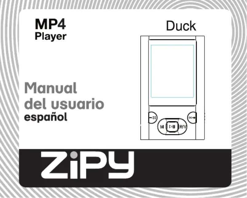 Page n°1 - Manuel utilisateur Zipy Duck