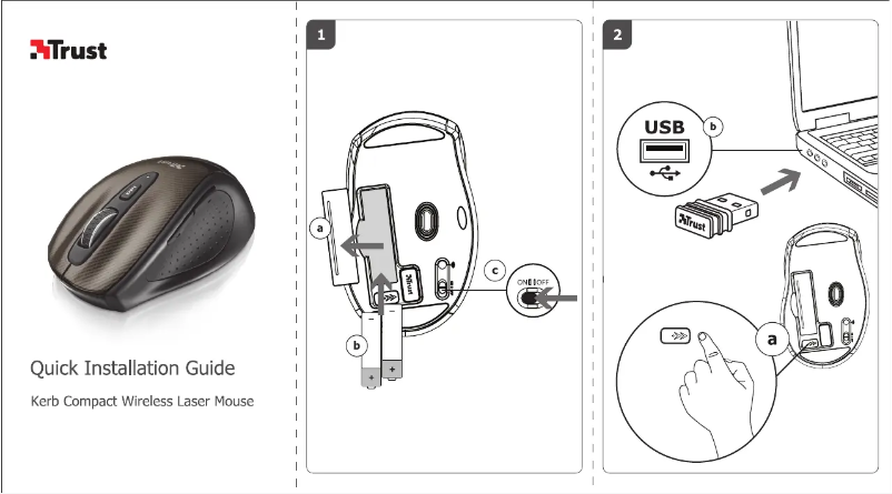 Page 1 de la notice Manuel utilisateur Trust Kerb 20783