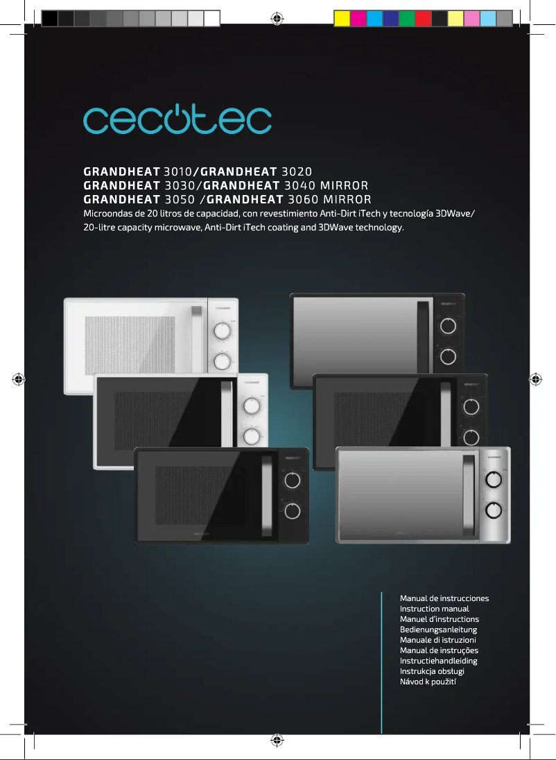 Page 1 de la notice Manuel utilisateur Cecotec Grandheat 3010
