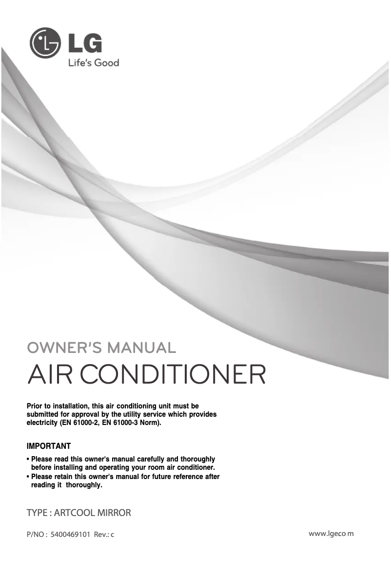 Page n°1 - Manuel utilisateur LG KSNH2468VM0