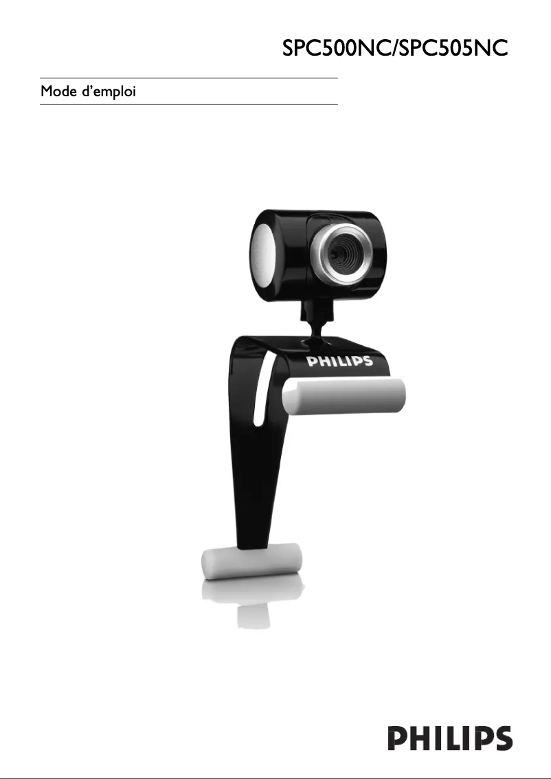 Page 1 de la notice Manuel utilisateur Philips SPC505NC