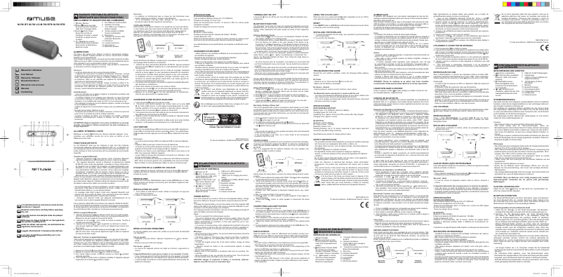 Page n°1 - Manuel utilisateur Muse M-780 BTR
