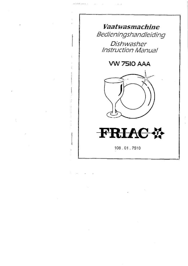 Image de la première page du manuel de l'appareil VW 7510 AAA