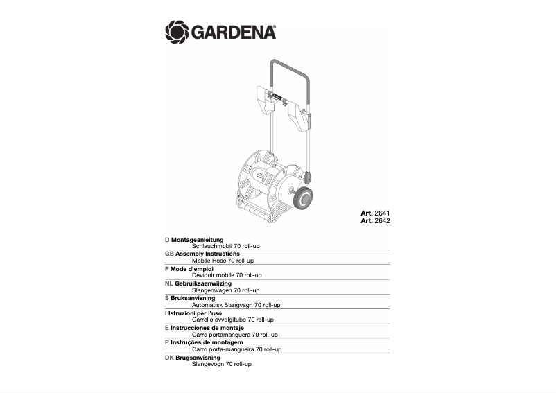 Page 1 de la notice Manuel utilisateur Gardena 2641