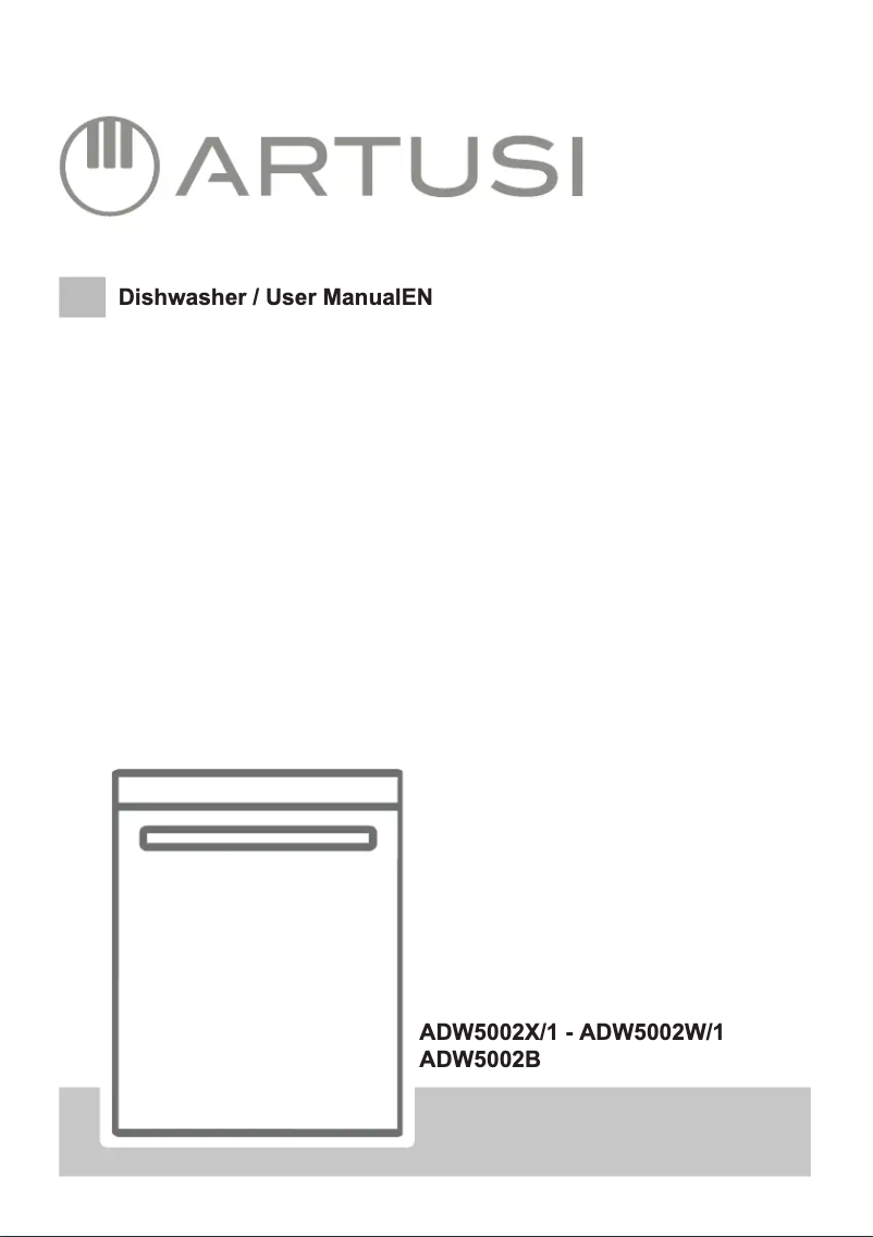 Page 1 de la notice Manuel utilisateur Artusi ADW5002W1