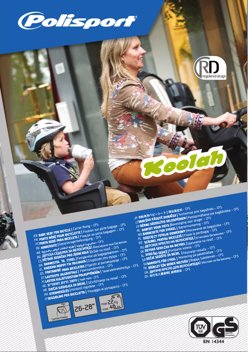 Page 1 de la notice Manuel utilisateur Polisport Koolah