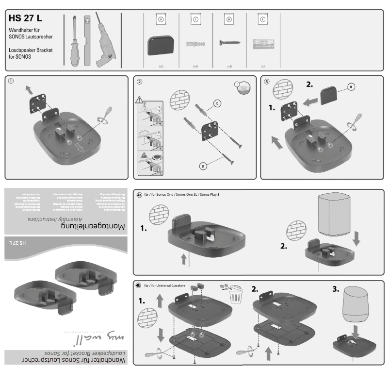 Imagen de la primera página del manual del dispositivo HS 27 L