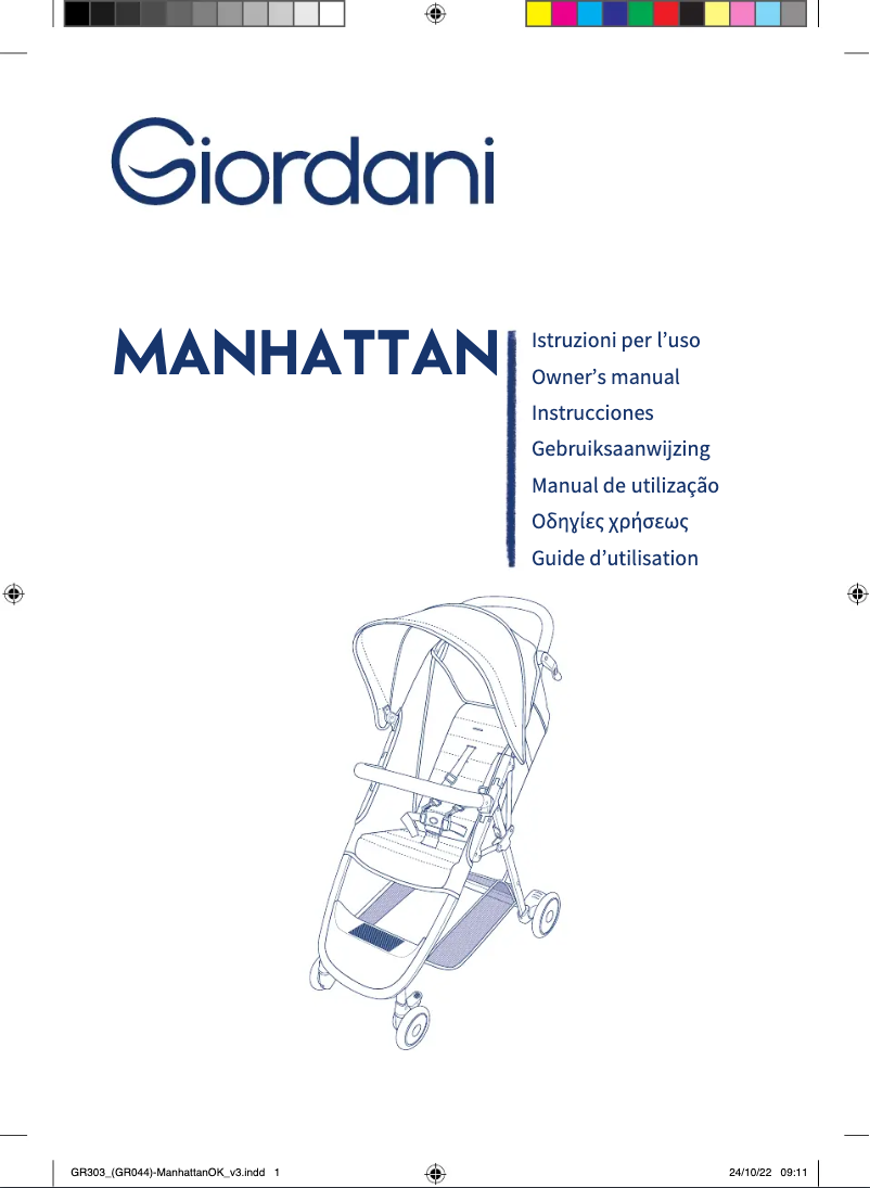 Page n°1 - Manuel utilisateur Giordani Manhattan