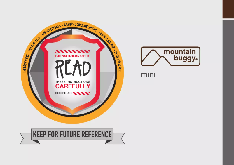Página 1 del manual Manual de usuario Mountain Buggy MB Mini