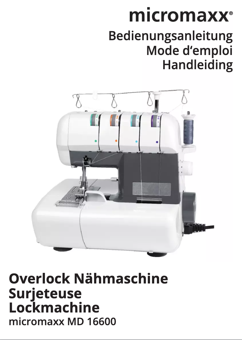 Page n°1 - Manuel utilisateur Micromaxx MD16600