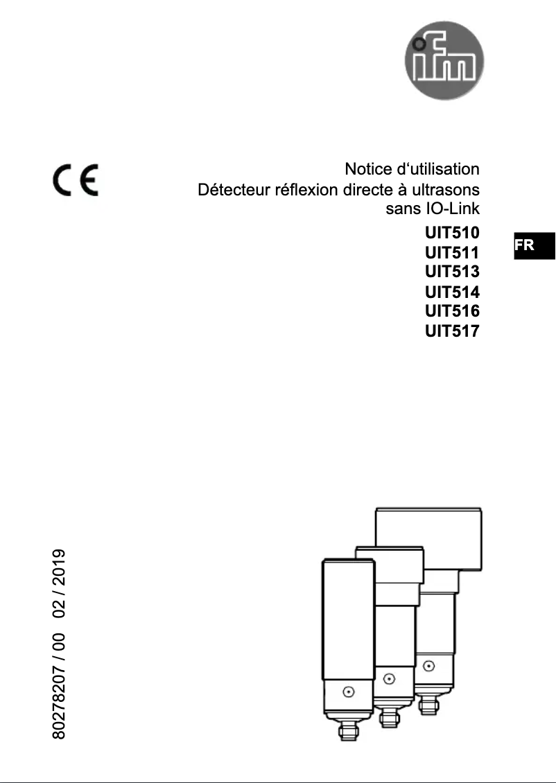 Page n°1 - Manuel utilisateur IFM UIT511