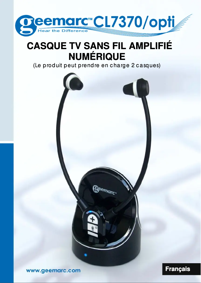 Image de la première page du manuel de l'appareil CL7370