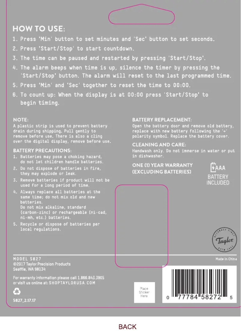 Image de la première page du manuel de l'appareil 582721