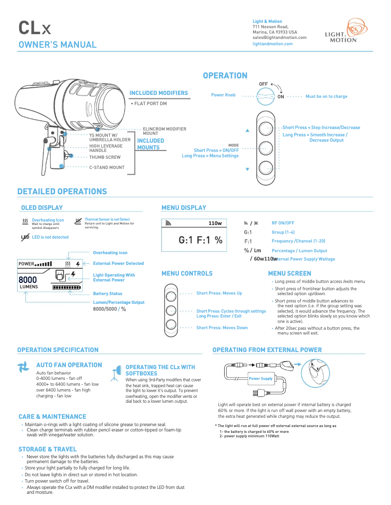 Image de la première page du manuel de l'appareil CLx10