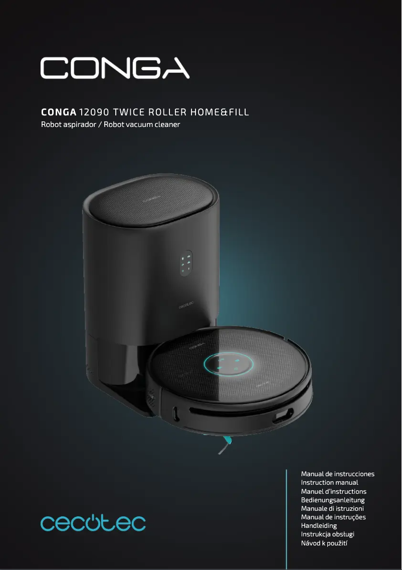 Page n°1 - Manuel utilisateur Cecotec Conga 12090 Twice Roller Home&Fill
